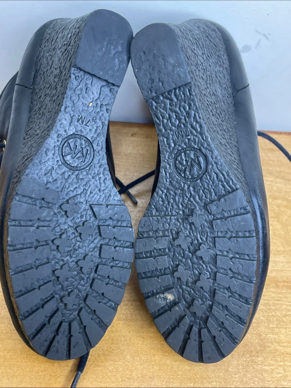 MICHAEL Michael Kors black leather